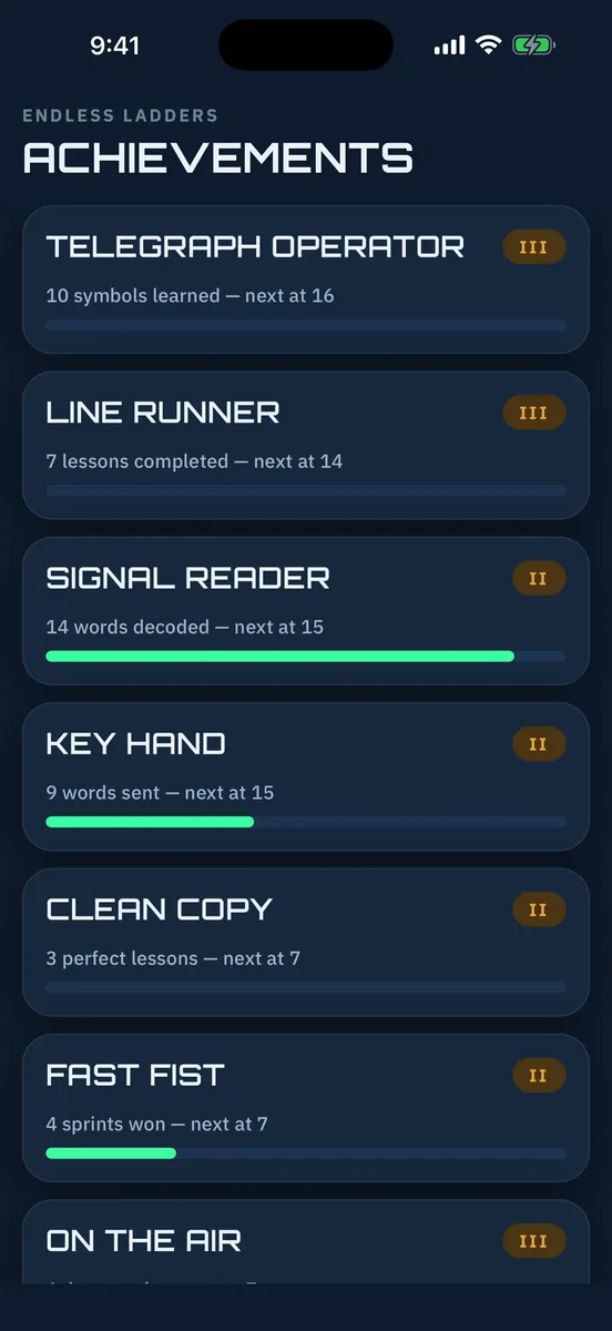 Morsely — app screenshot