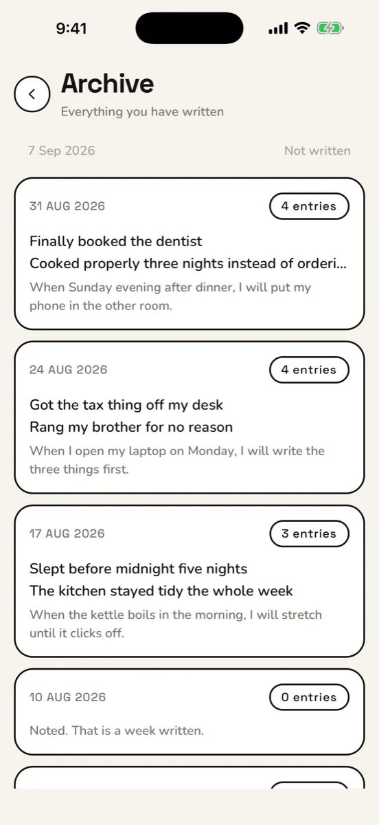Statblock — app screenshot