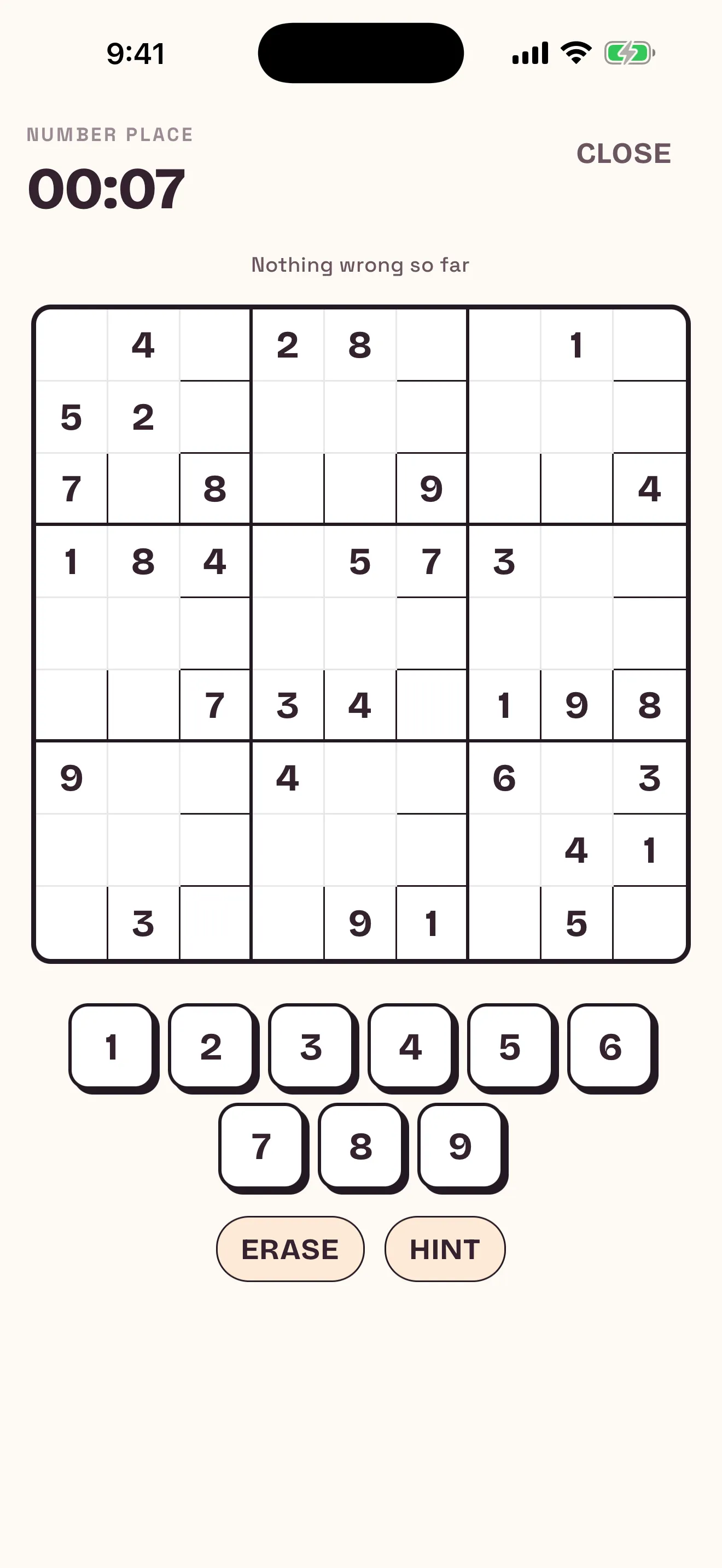 Puzzlemint — app screenshot