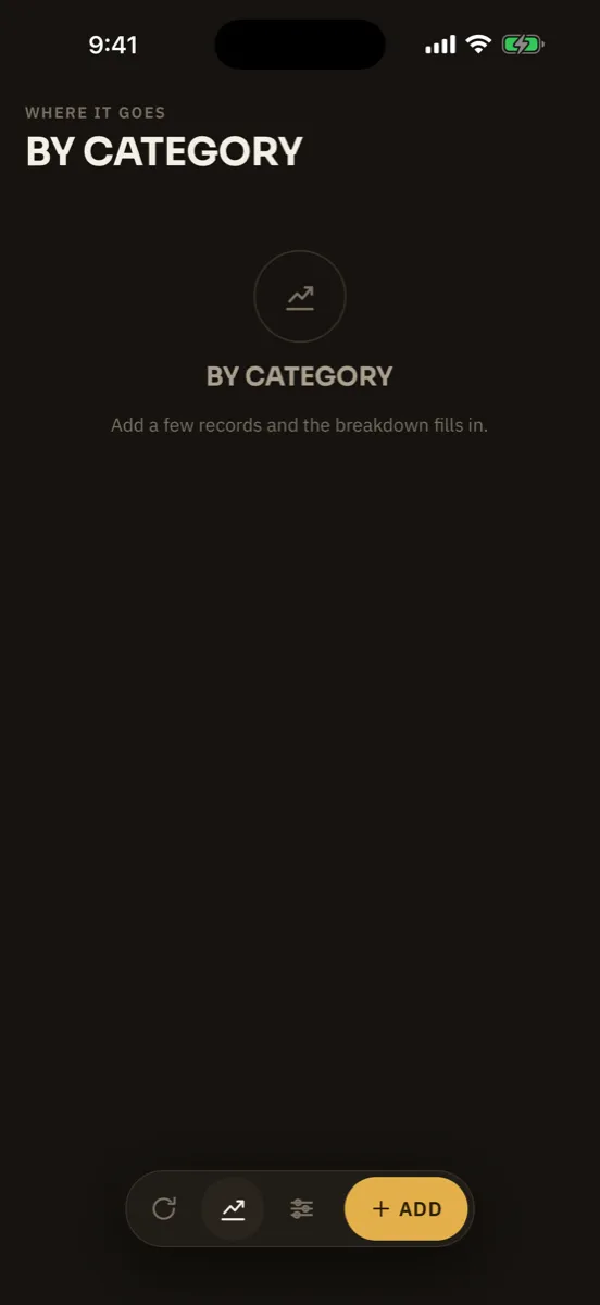 Recur — capture de l'app