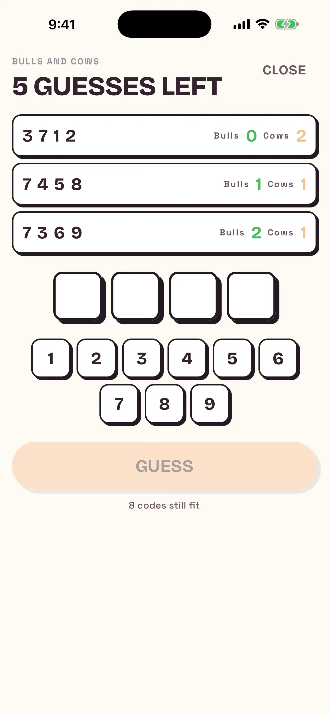 Puzzlemint — app screenshot