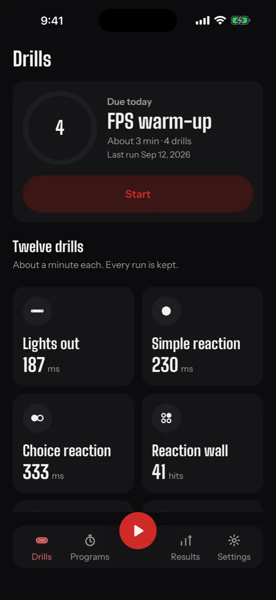 Saccade screenshot