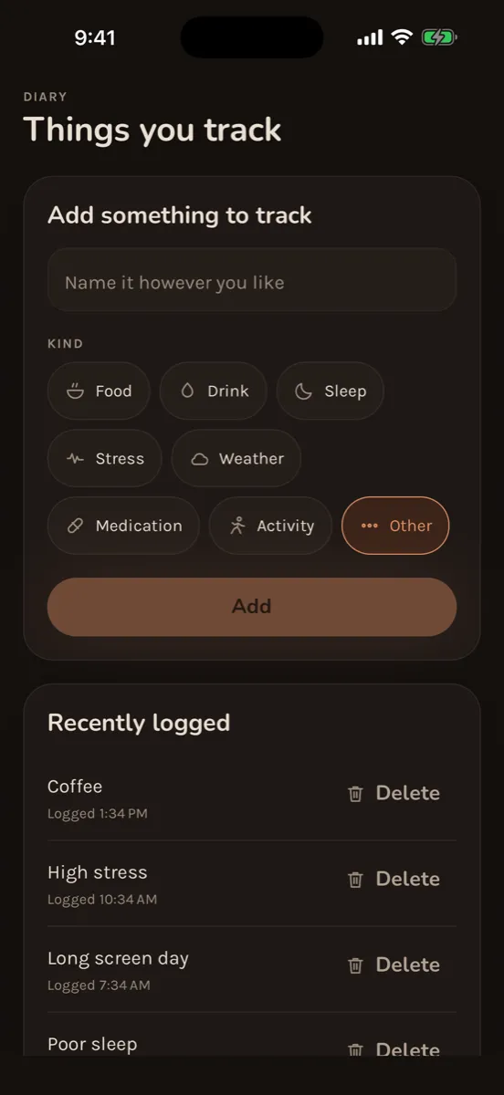 Flare — app screenshot