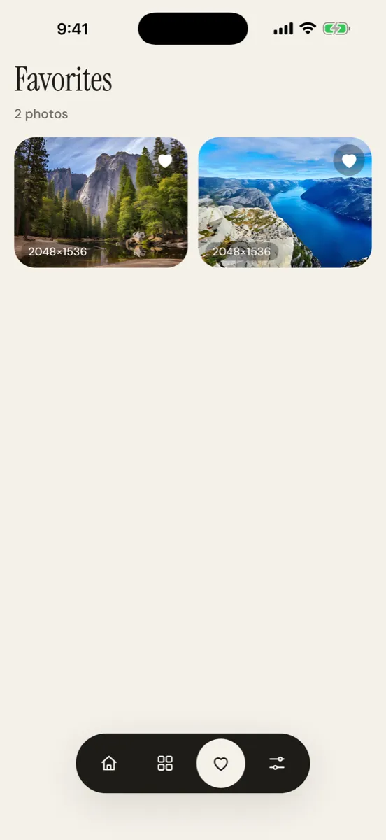 Upres — app screenshot