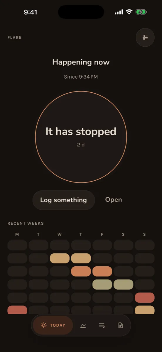 Flare screenshot