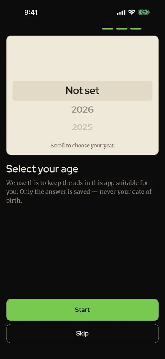 Subledger — app screenshot