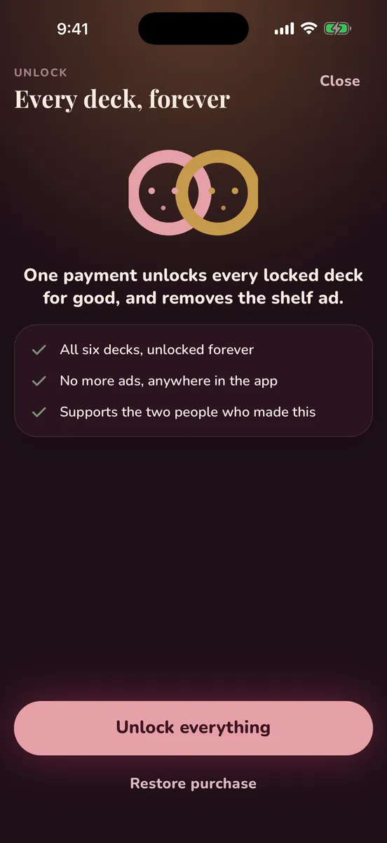 Two of Us — app screenshot