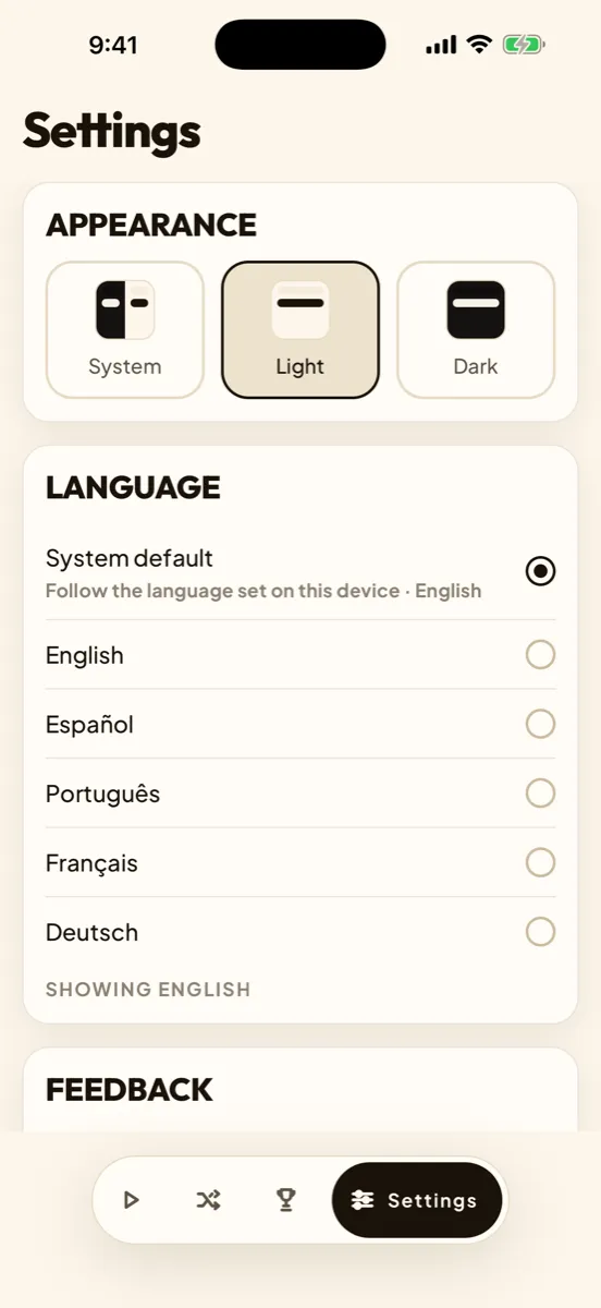 Datefall: Daily History Puzzle — app screenshot