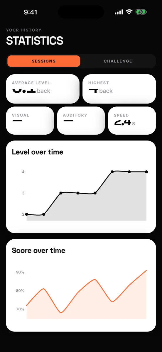 N-Back — app screenshot