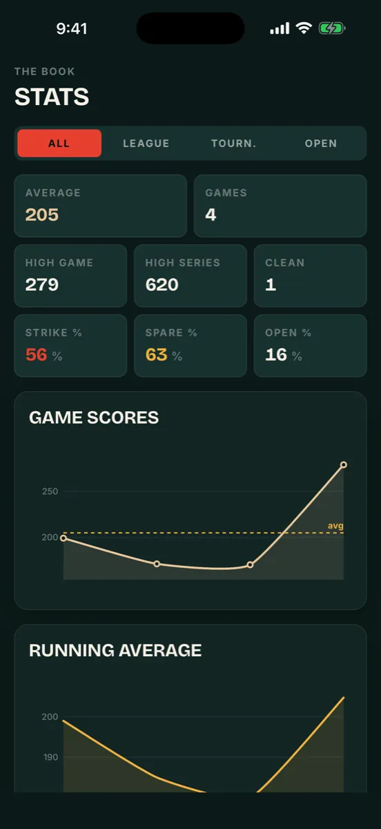 StrikeLog — App-Screenshot