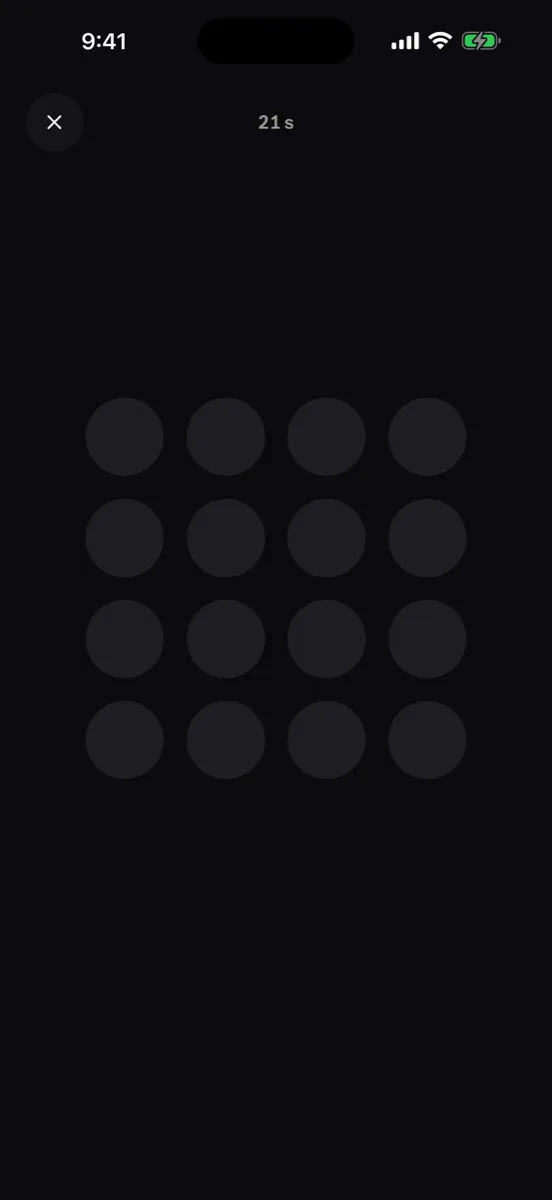 Saccade — app screenshot