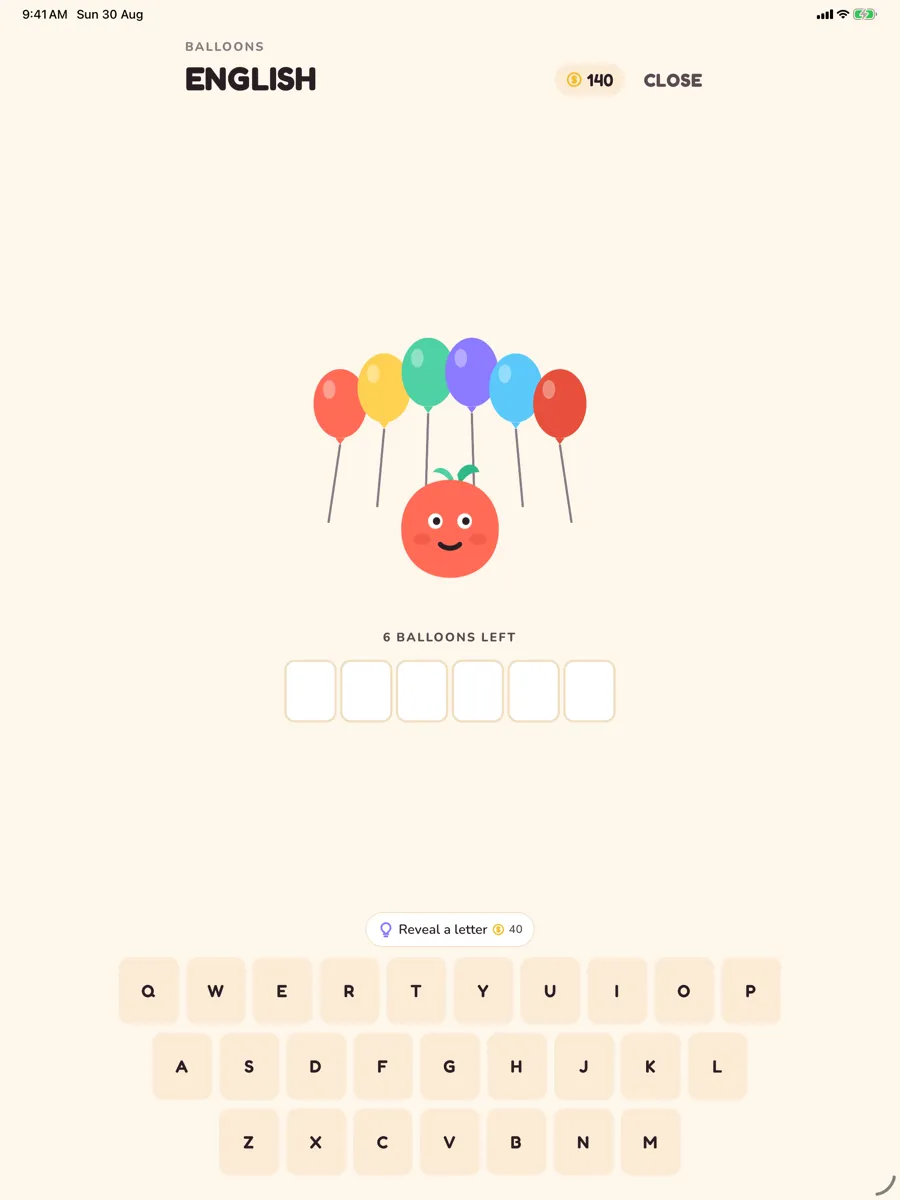 Glotto — capture de l'app