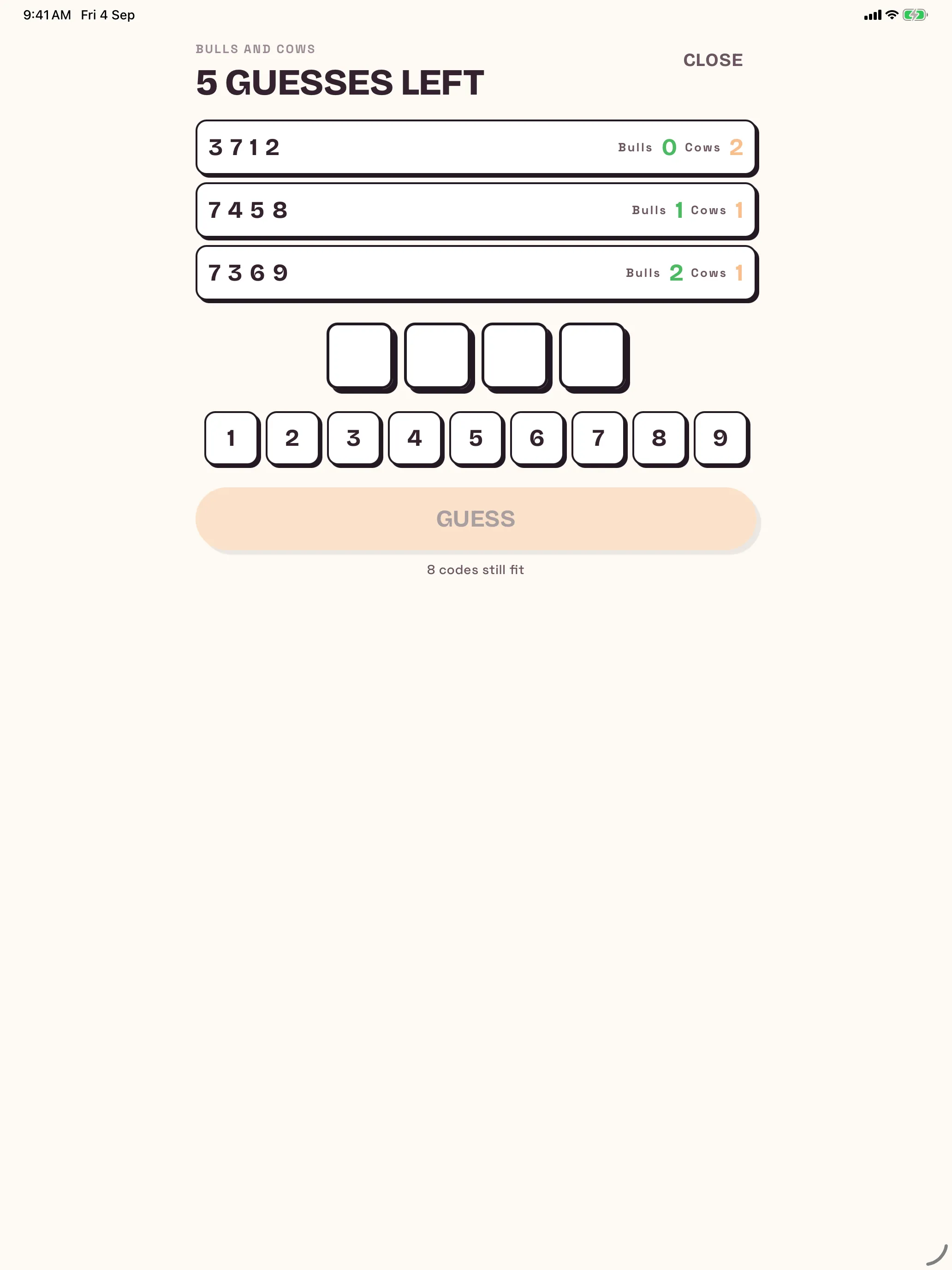Puzzlemint — app screenshot