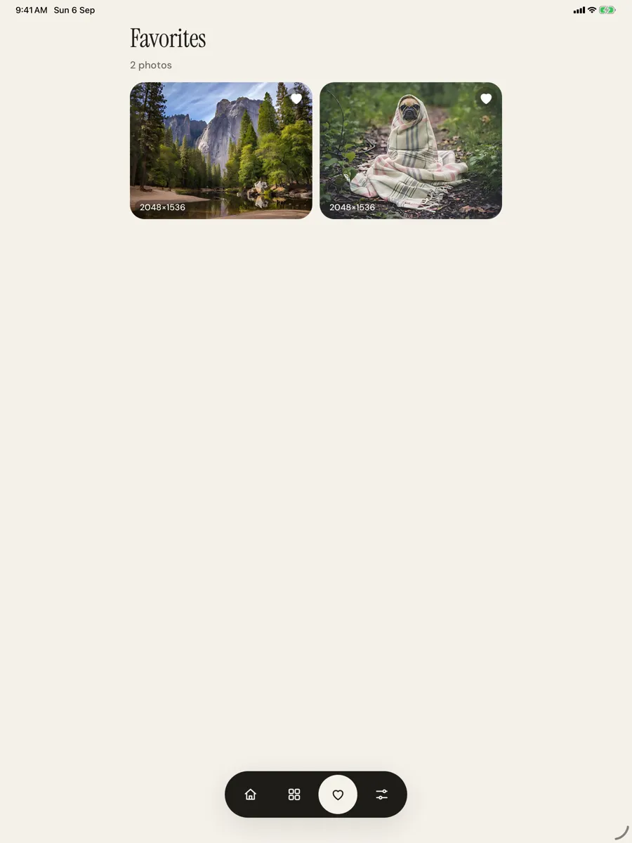 Upres — app screenshot