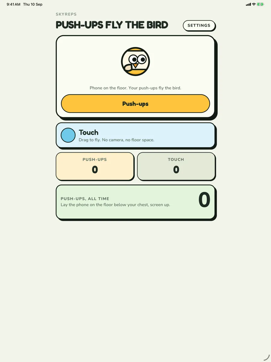 Skyreps — app screenshot