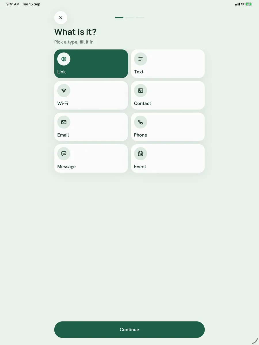 Quadrille — app screenshot