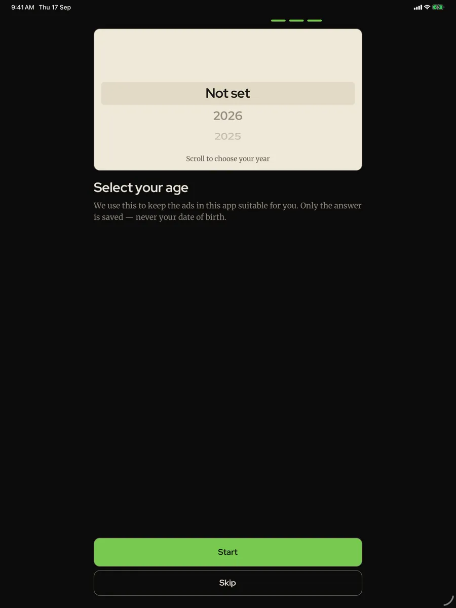 Subledger — app screenshot