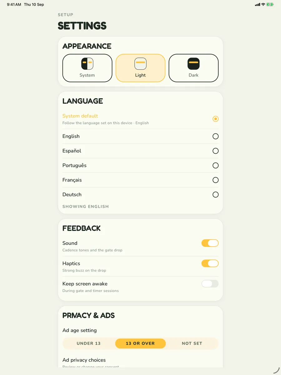 Skyreps — app screenshot