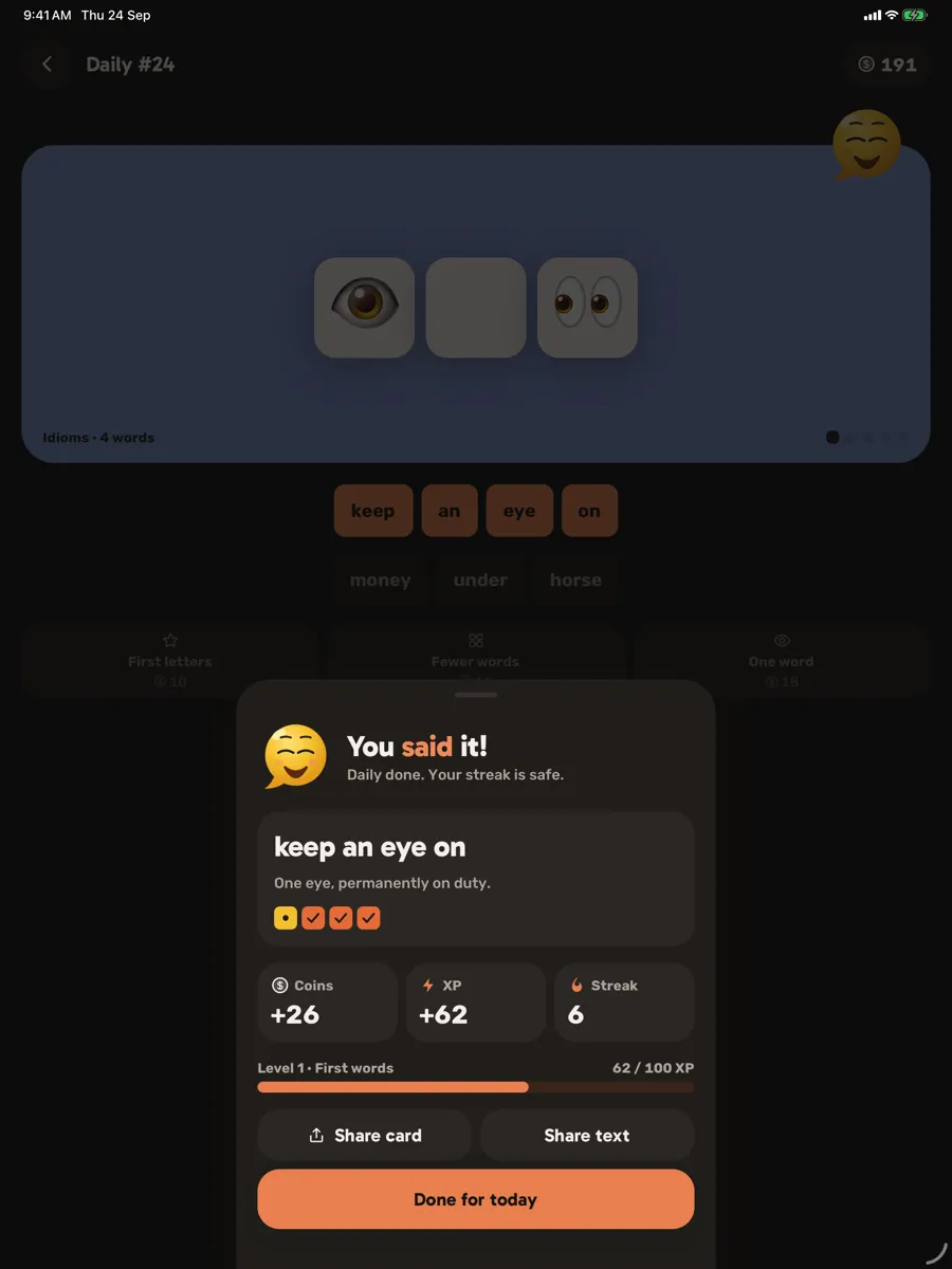 Saymoji: Guess the Emoji Quiz — app screenshot