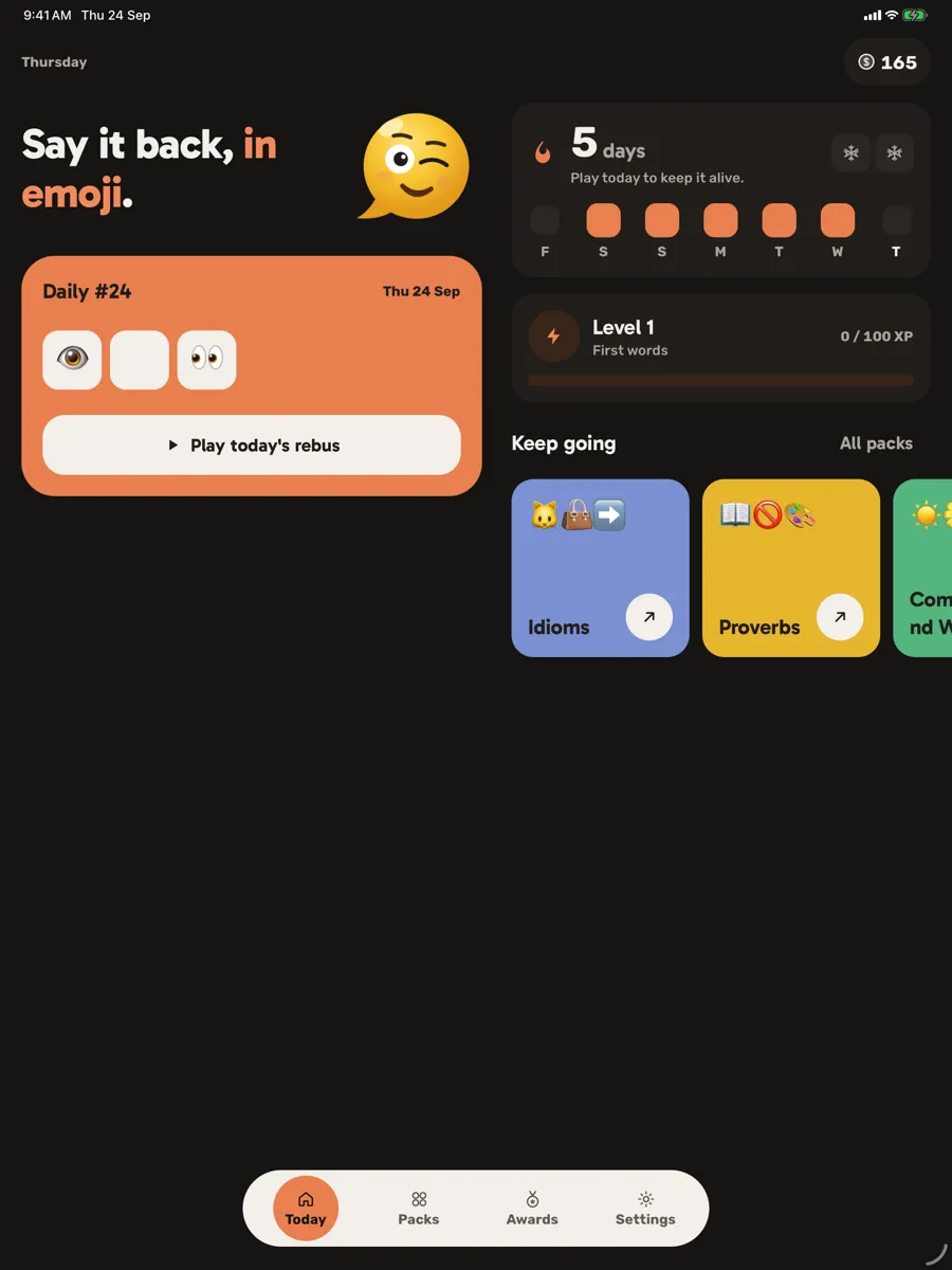 Saymoji: Guess the Emoji Quiz — app screenshot