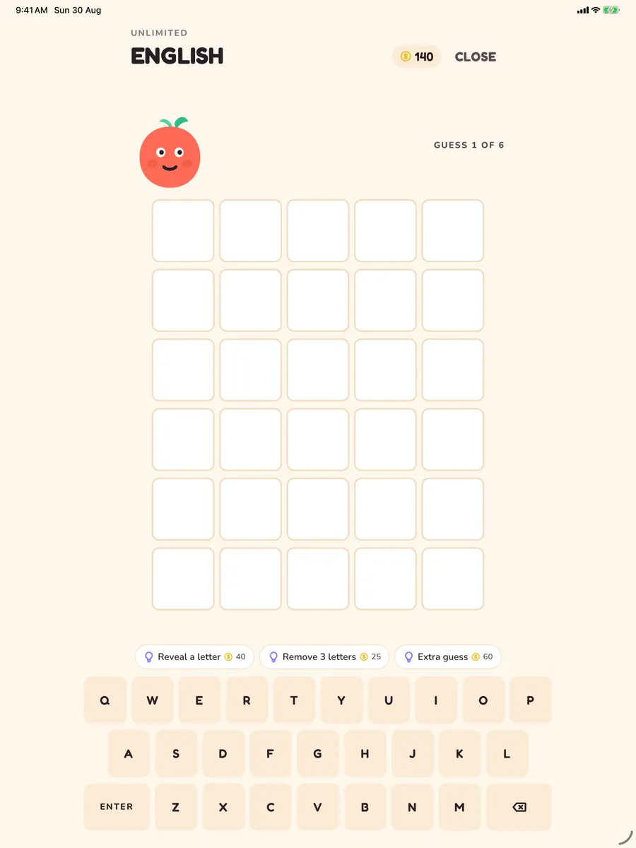 Glotto — capture de l'app